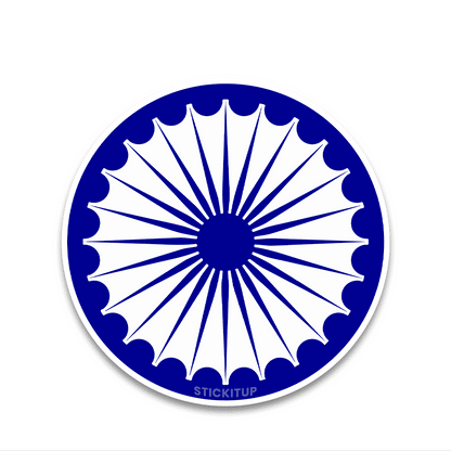 Bharat Chakra Bumper Sticker