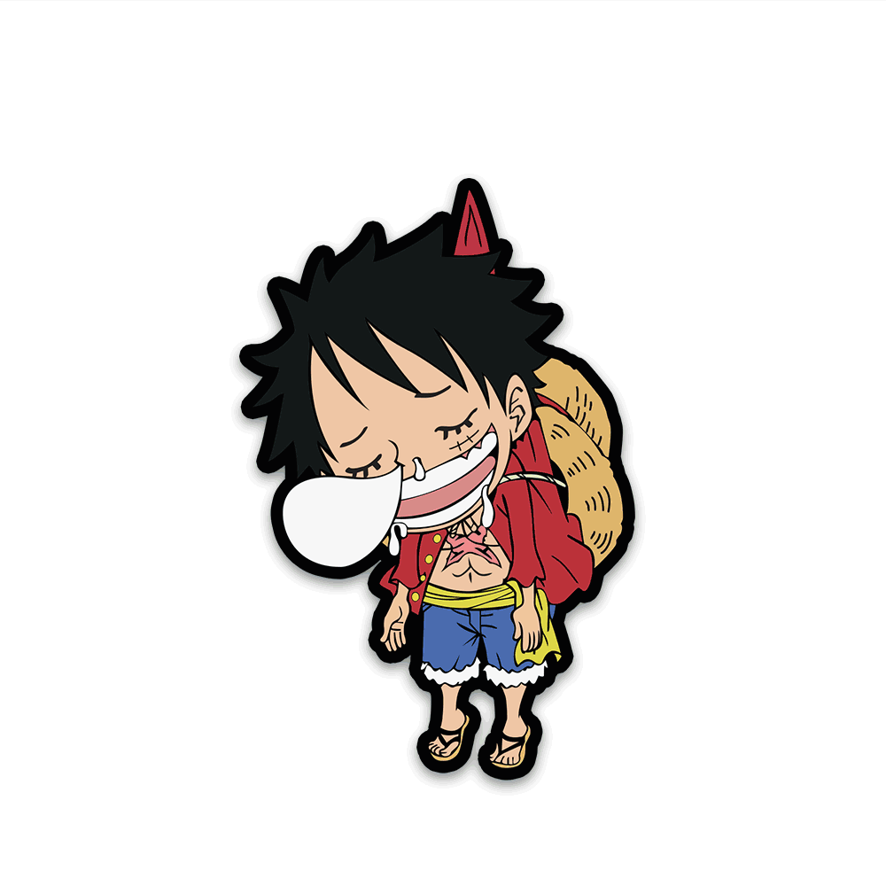 Sleeping Luffy Bumper Sticker - Bumper Sticker | STICK IT UP