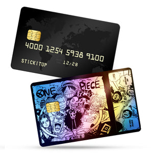 One Piece Poster Holographic Credit Card Skin