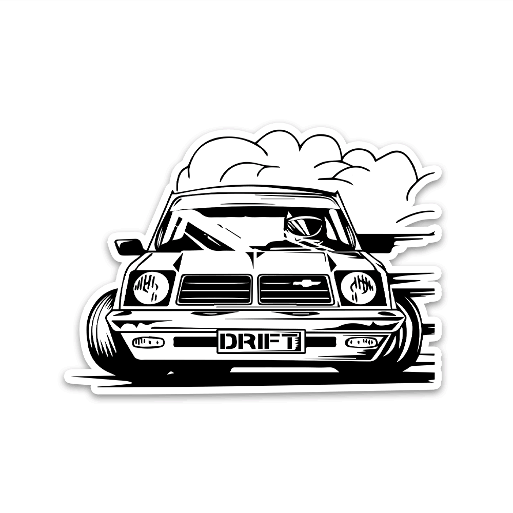 Drift Bumper Sticker waterproof vinyl decal for laptop, bike, car & bottle