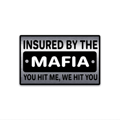 You Hit Me We Hit You  Bumper Sticker