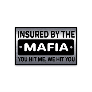 You Hit Me We Hit You Bumper Sticker