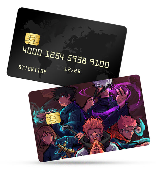 Jujutsu Kaisen Attacks Credit Card Skin