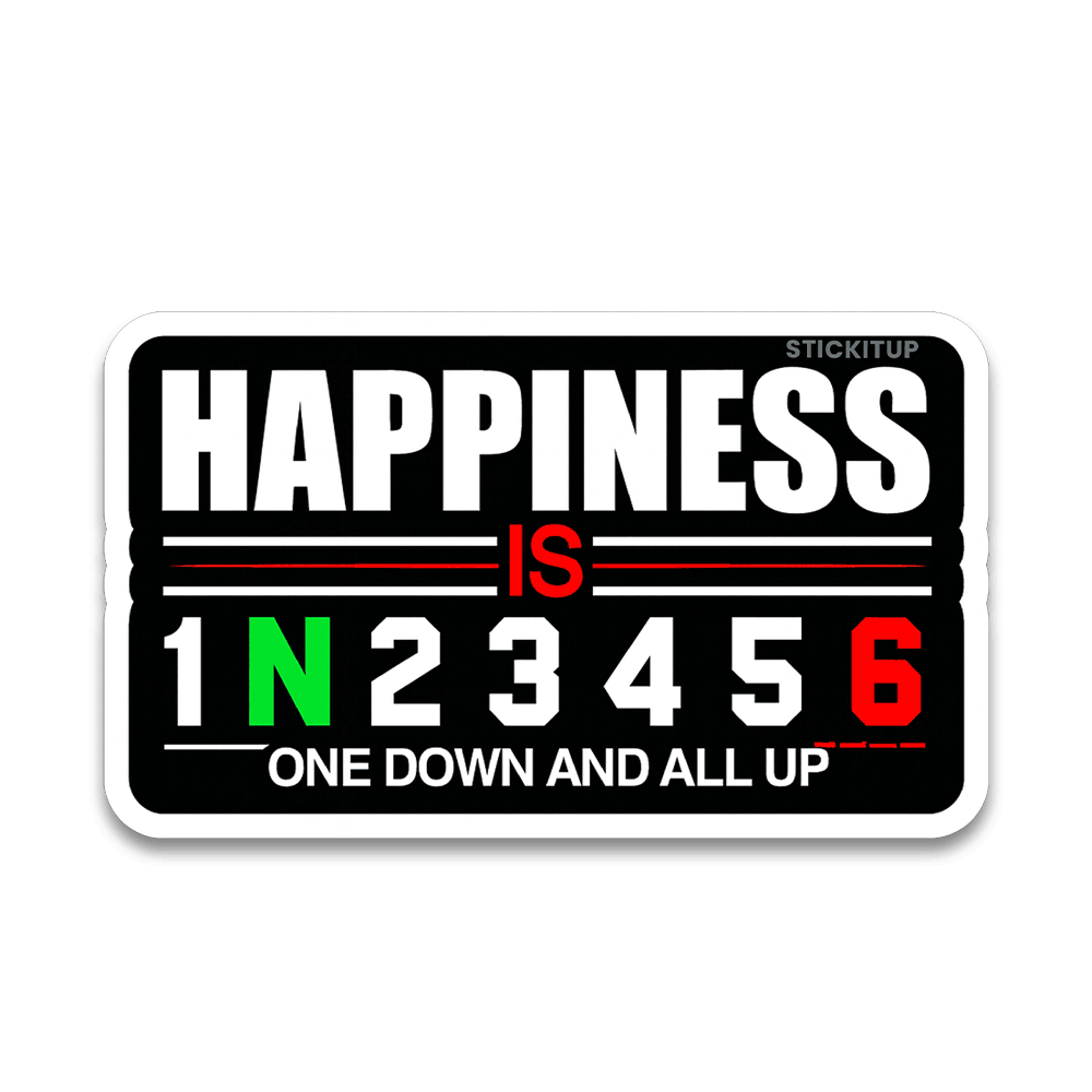 Happiness Bumper Sticker