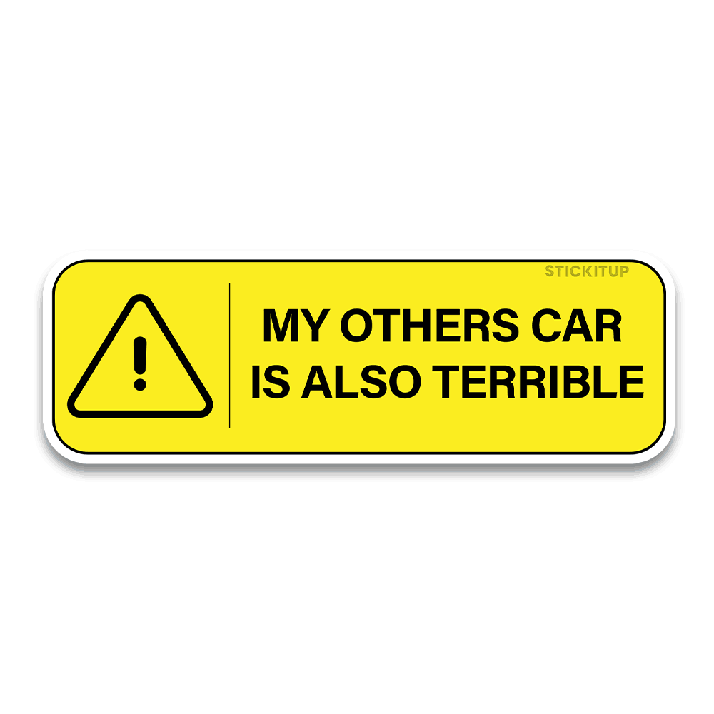 my car Bumper Sticker - Bumper Sticker | STICK IT UP