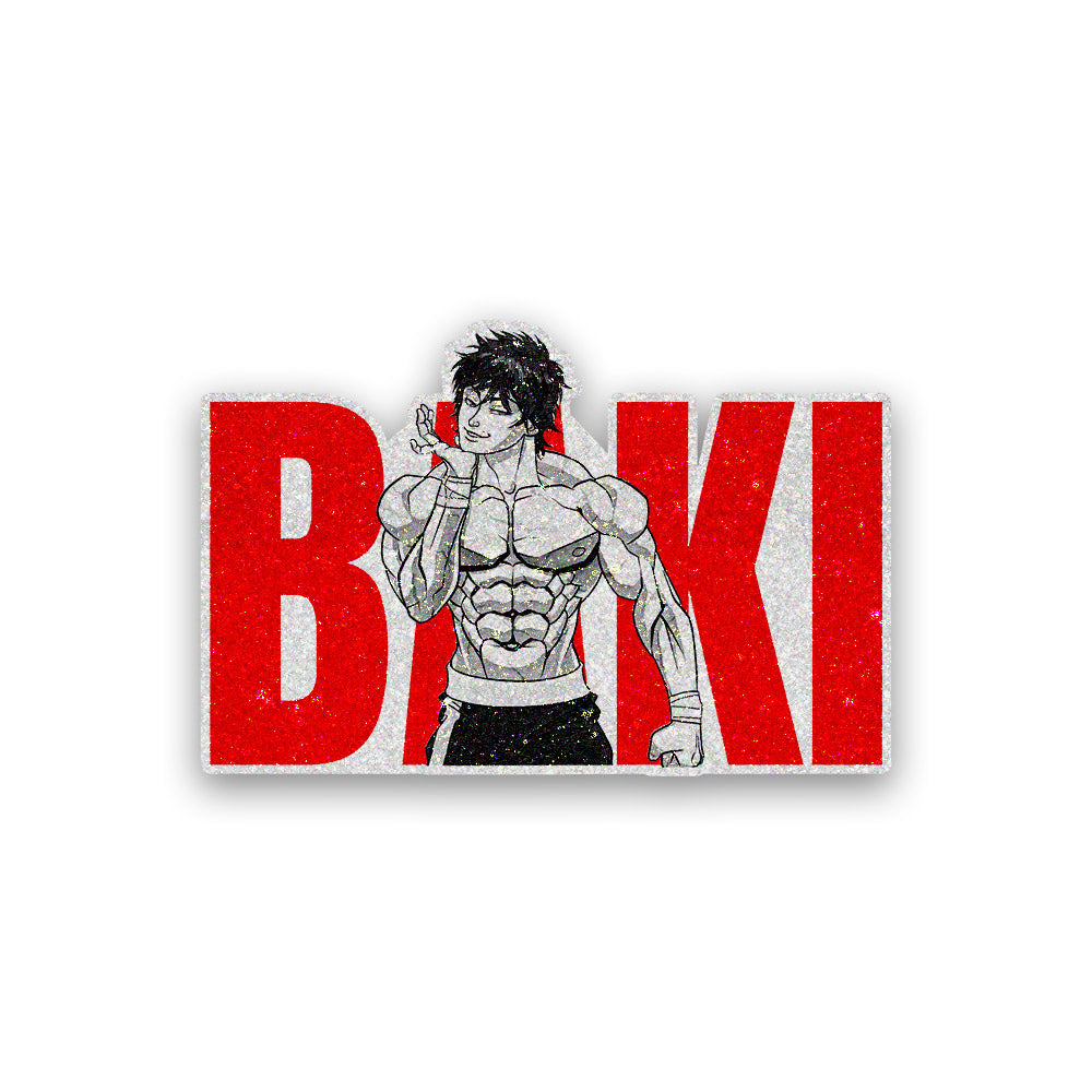 Baki 0.3 Glitter Sticker