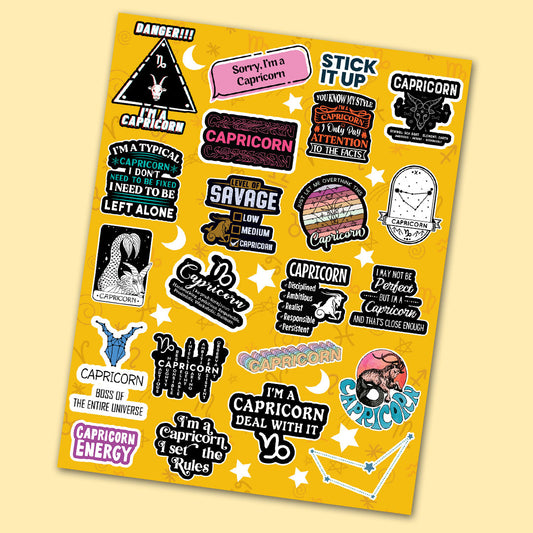 Capricon Mini Stickers Sheet