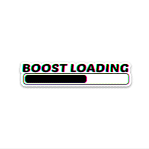Boost Loading Bumper Sticker