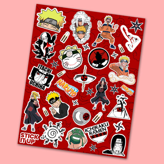 Naruto Mini Sticker Sheet