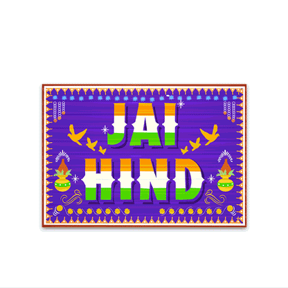 Jai Hind Bumper Sticker | STICK IT UP