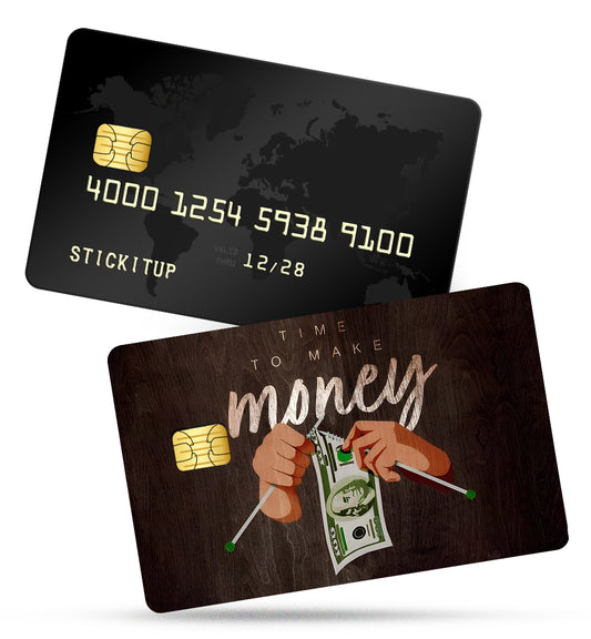 Time To Make Money Credit Card Skin