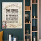 Time Is Free Canvas Art