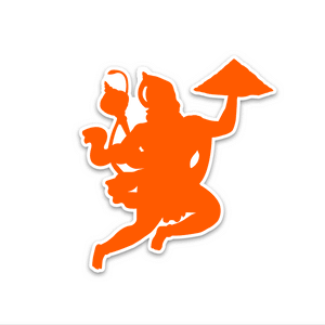 Lord Hanuman Bumper Sticker