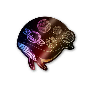 Whale Holographic Stickers | STICK IT UP