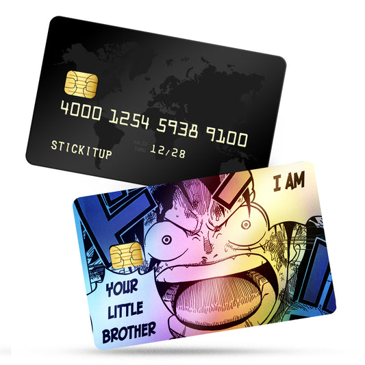 Your Little Brother Holographic Credit Card Skin