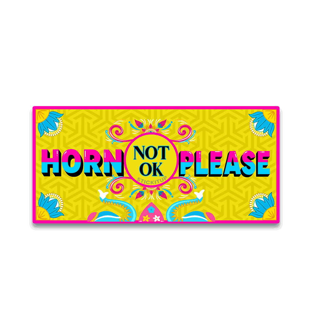 Horrn not ok Bumper Sticker - Bumper Sticker | STICK IT UP