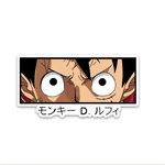 Luffy Eyes Bumper Sticker | STICK IT UP