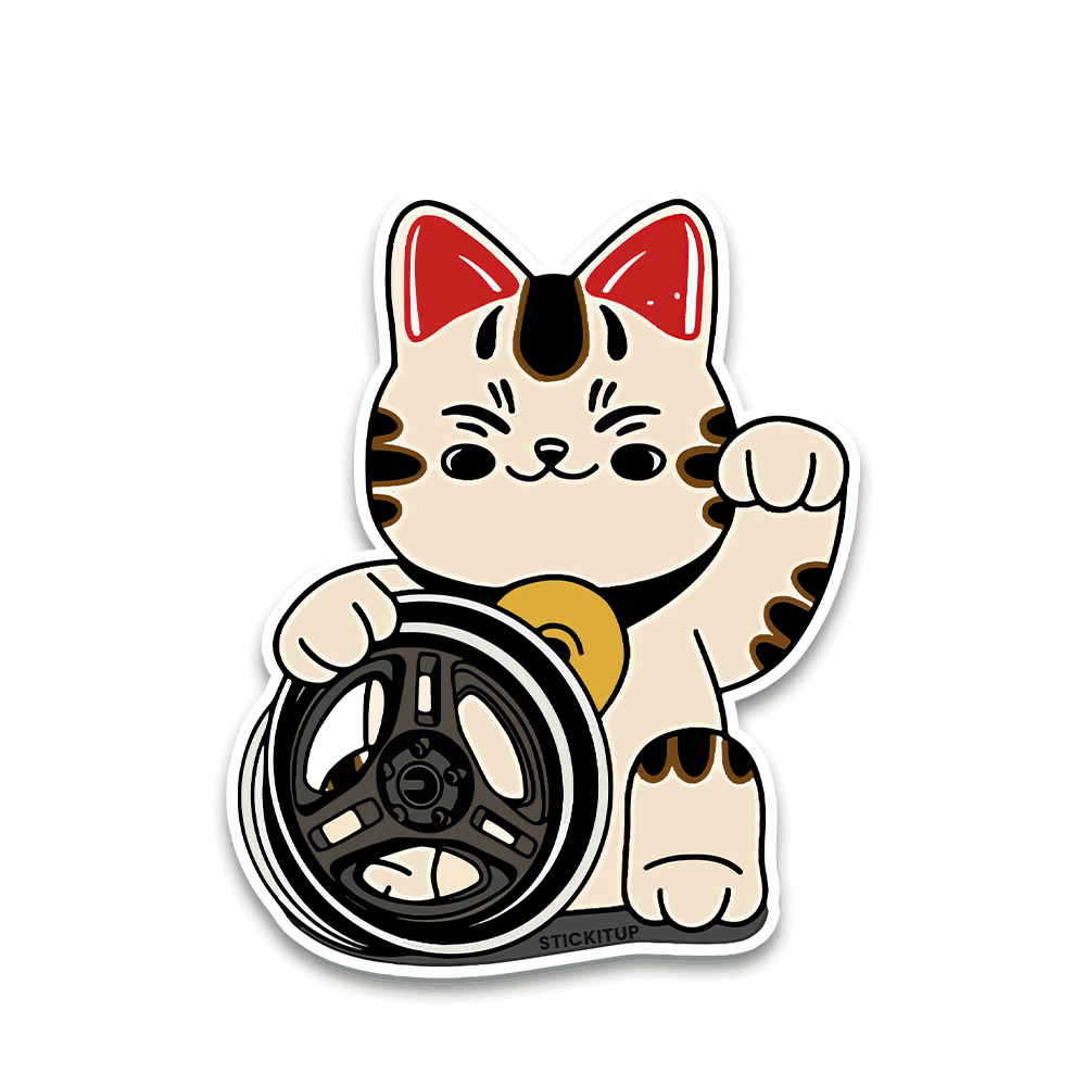 Kavaee character Bumper Sticker waterproof vinyl decal for laptop, bike, car & bottle