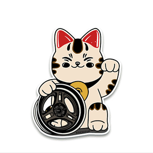Kavaee character Bumper Sticker waterproof vinyl decal for laptop, bike, car & bottle