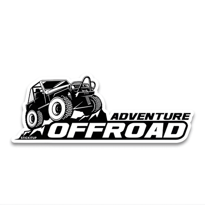 Road Bumper Sticker waterproof vinyl decal for laptop, bike, car & bottle