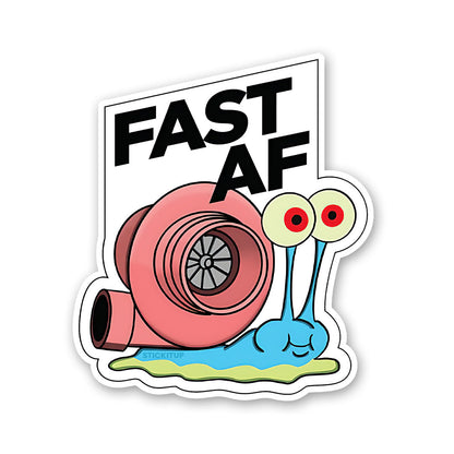 Fast Af Sticker
