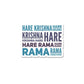 Hare Krishna Hare Rama Sticker