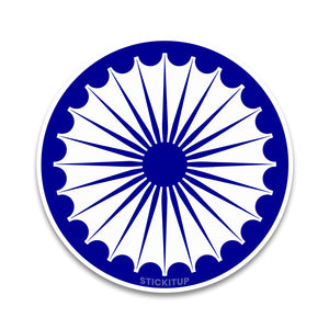 Bharat Chakra Bumper Sticker