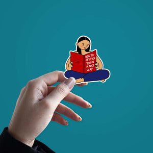 How to say fuck you Sticker