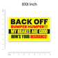 Back Off Bumper Sticker