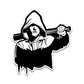 Hooded figure Bumper Sticker