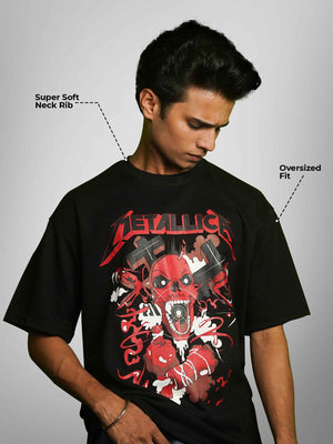 METALLICA OVERSIZED T-SHIRT