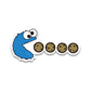 Cookie Monster Bumper Sticker