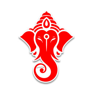 Ganpatibapa Mukh Bumper Sticker