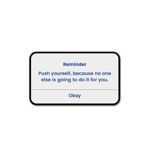 Push Yourself Sticker