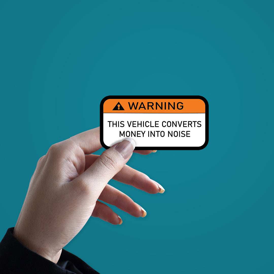 Vehicle Warning Sticker Buy best quality stickers, sticker packs and