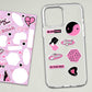 Black Pink Mini Stickers Sheet