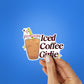Iced Coffee Girlie Sticker