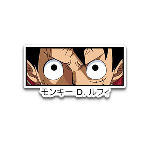Luffy Eyes Bumper Sticker | STICK IT UP