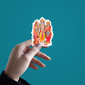 Shri Ram Laxmi Narayan Sticker