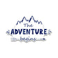 The Adventure Begins Bumper Sticker