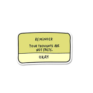 Reminder Sticker