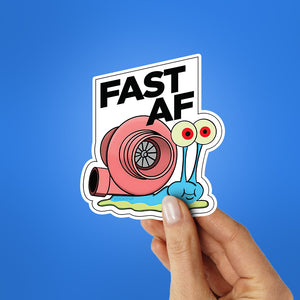 Fast Af Sticker
