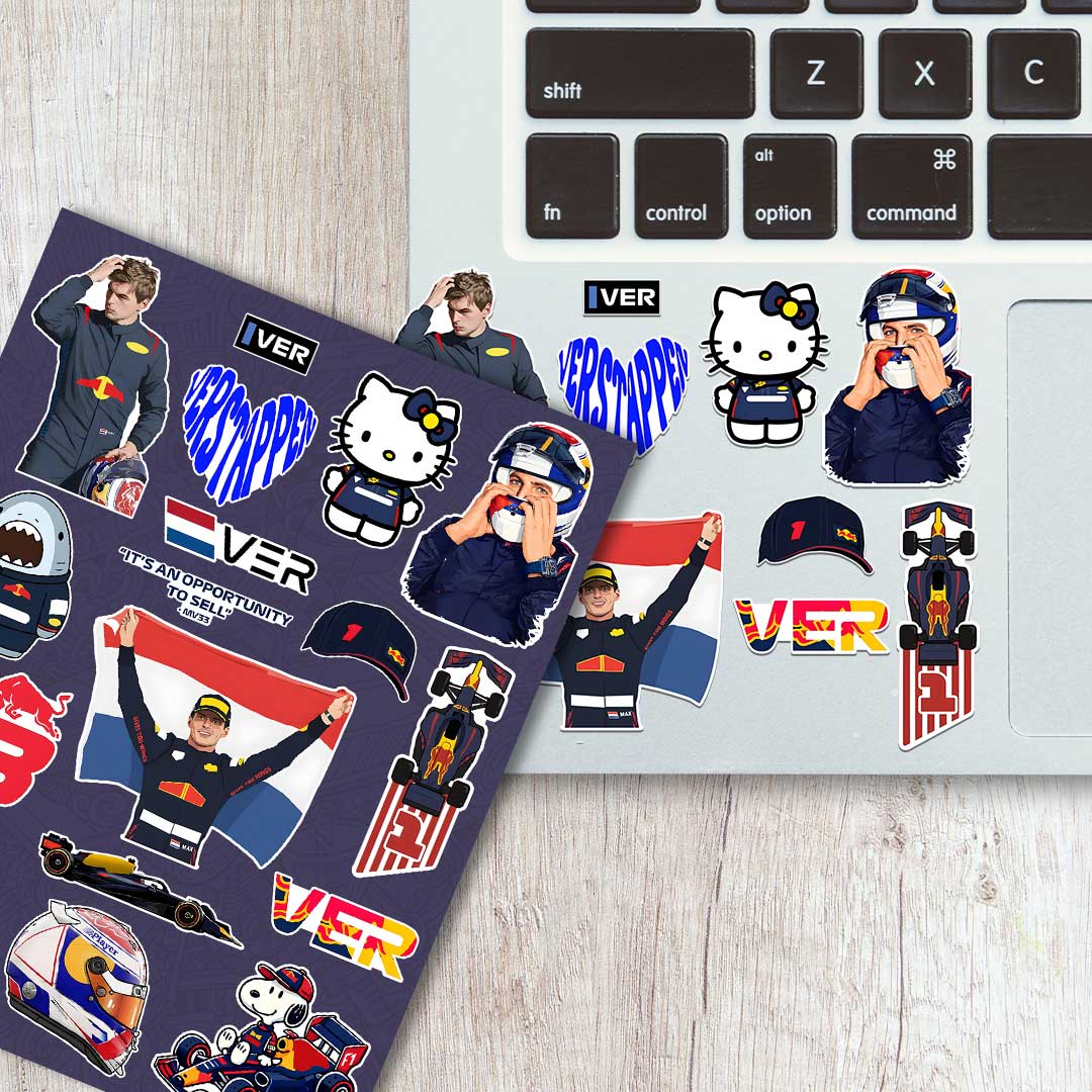 Max Verstappen Sticker Sheet