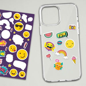 Emojies Mini Stickers Sheet