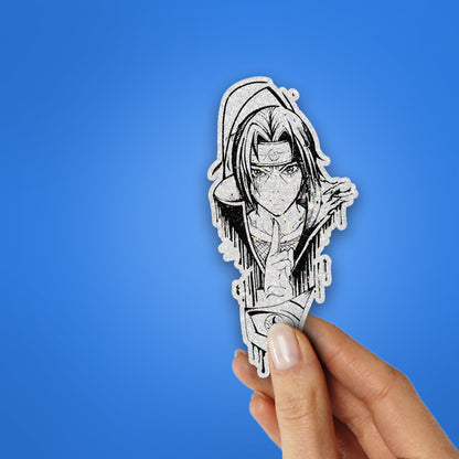Itachi Glitter Sticker