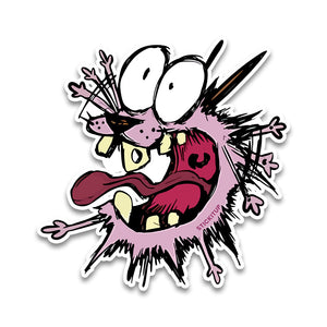 Courage the Cowardly Dog Bumper Sticker