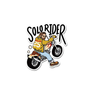Solo Rider Sticker