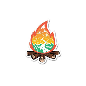 Campfire Sticker