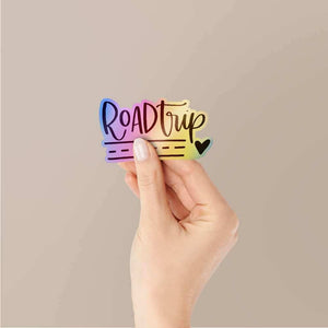 Road Trip Holographic Stickers | STICK IT UP