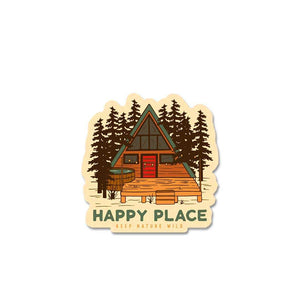 Happy Place Sticker